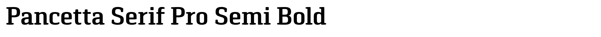 Pancetta Serif Pro Semi Bold image